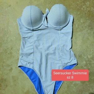 Seersucker swimmie